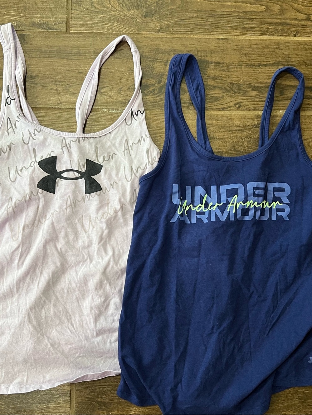 Under Armour Women's Tank Top - Navy and Light purple bundle
